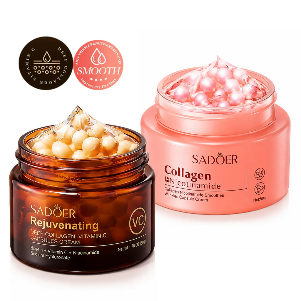 Brightening Capsule Cream – Collagen Firming & Vitamin C for Even Skin Tone, Glow & Deep Hydration