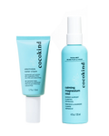 Cocokind Calm & Clarify Duo | Calming Magnesium Mist + Electrolyte Water Cream | For Stressed & Breakout-Prone Skin