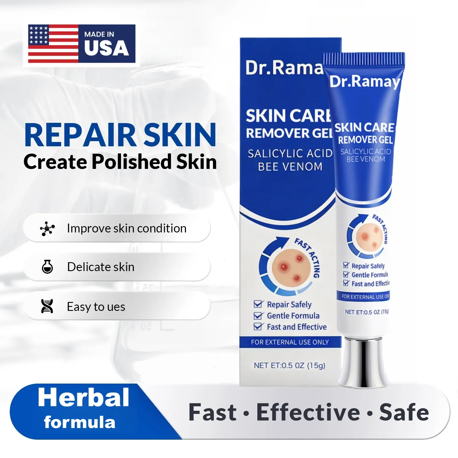 Hydrating Gel with Gentle Herbal Formula – Daily Moisturizer for Face & Body, All Skin Types
