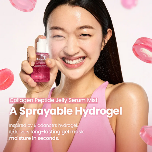 BIODANCE Collagen Peptide & Caviar PDRN Jelly Serum Mist Duo | Hydrogel Face Mist, Anti-Aging, 1.69 fl.oz