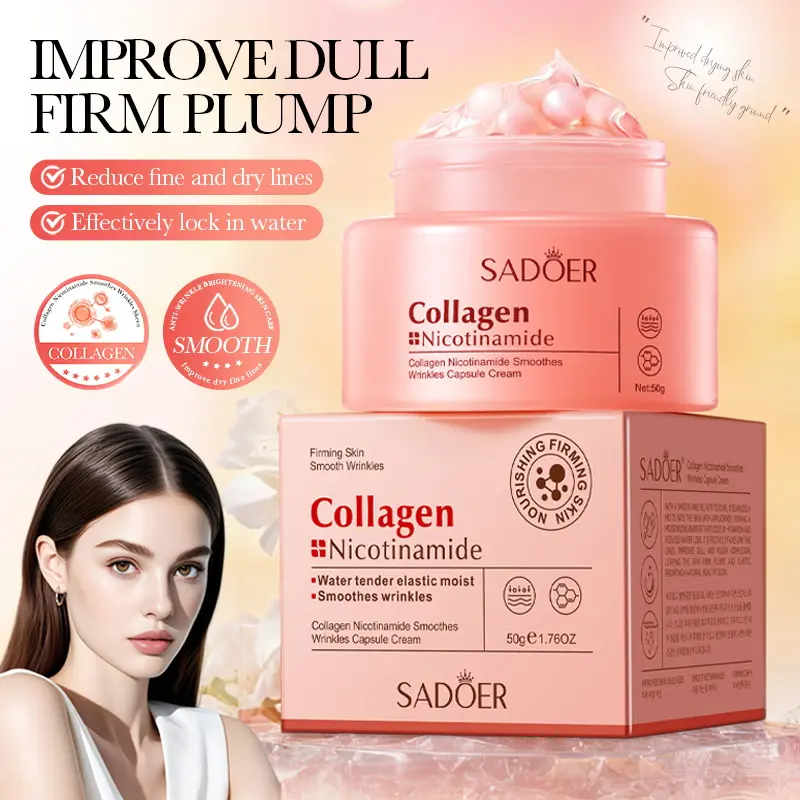 Brightening Capsule Cream – Collagen Firming & Vitamin C for Even Skin Tone, Glow & Deep Hydration