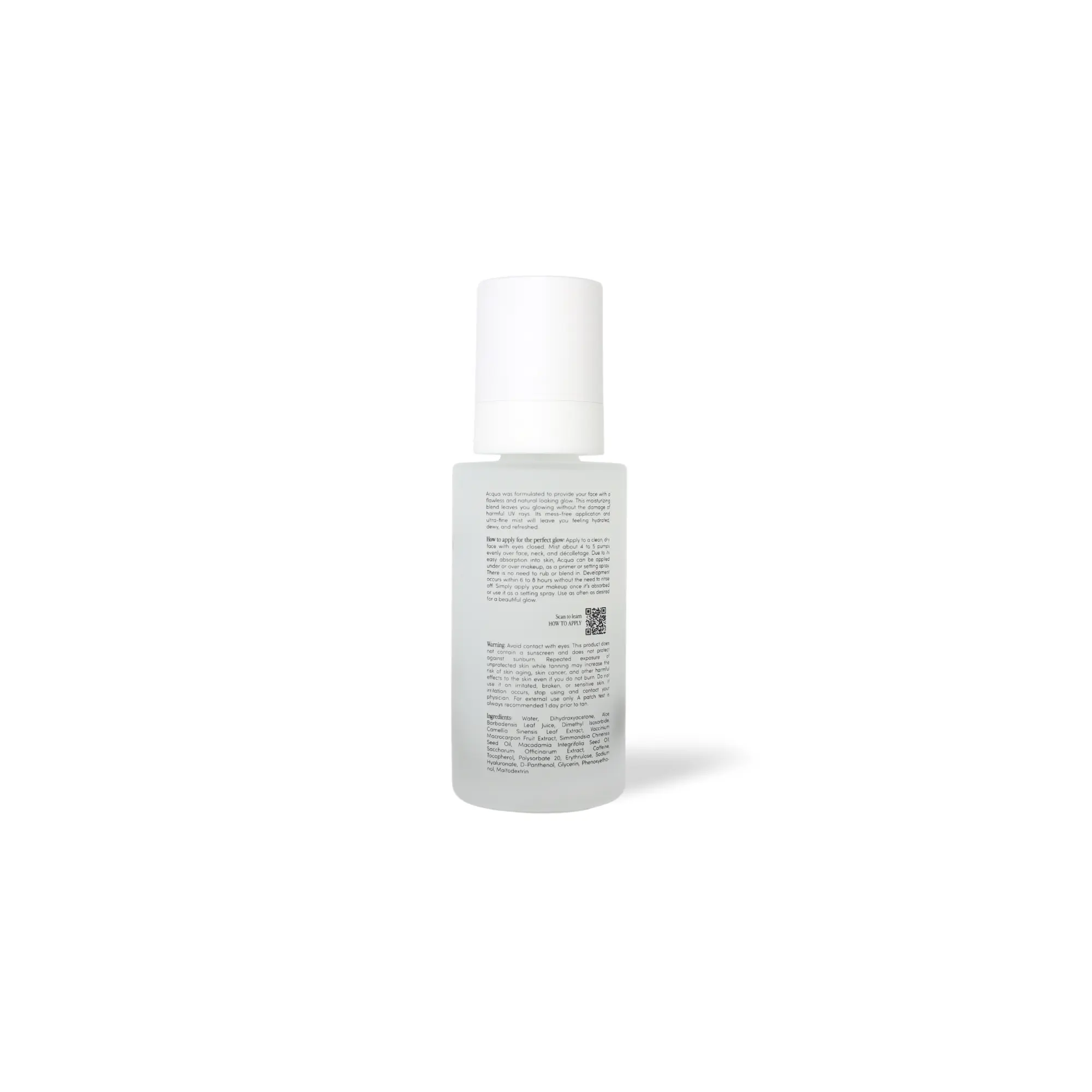 Hydrating Self-Tanning Face Mist | Natural Glow, No UV Damage | ACQUA