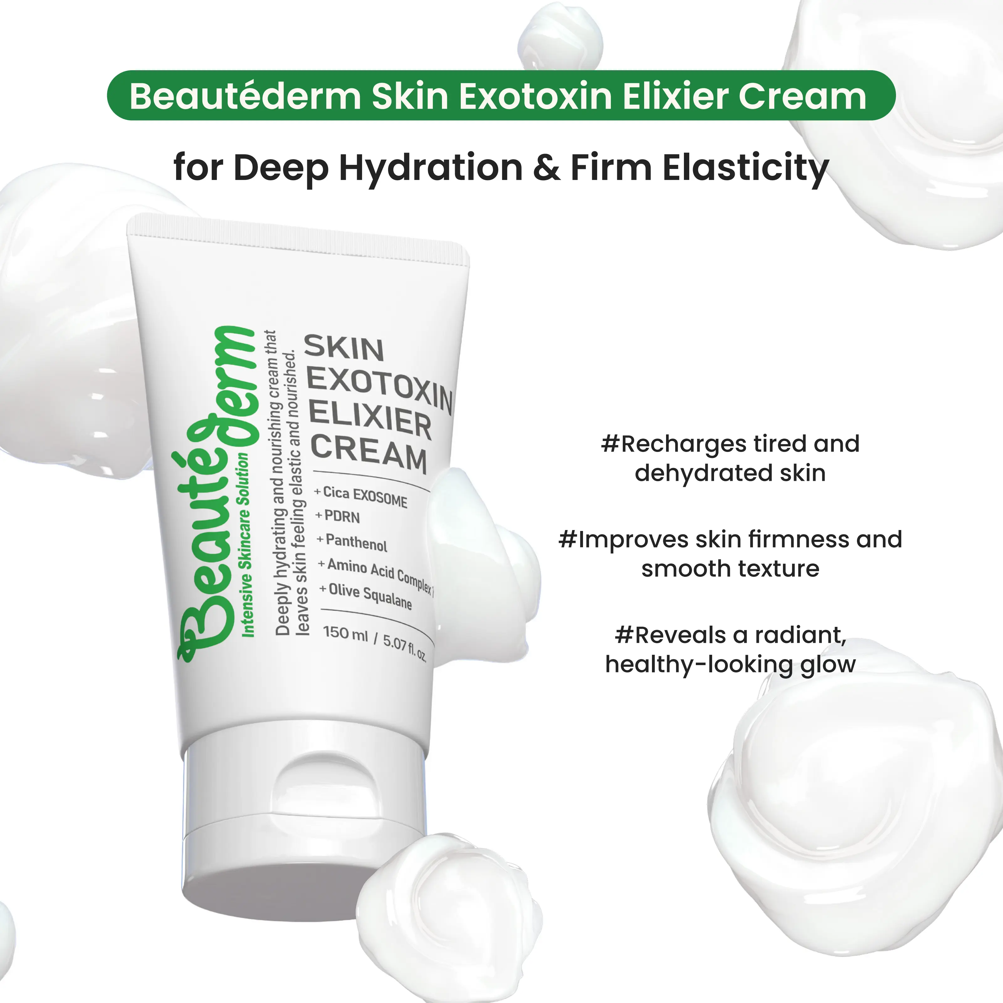 Contains Snow Lotus Exudate & Niacinamide for Repair & Even Skin Tone - 150ml Moisturizers Soothing Serum Firm & Lift Serum