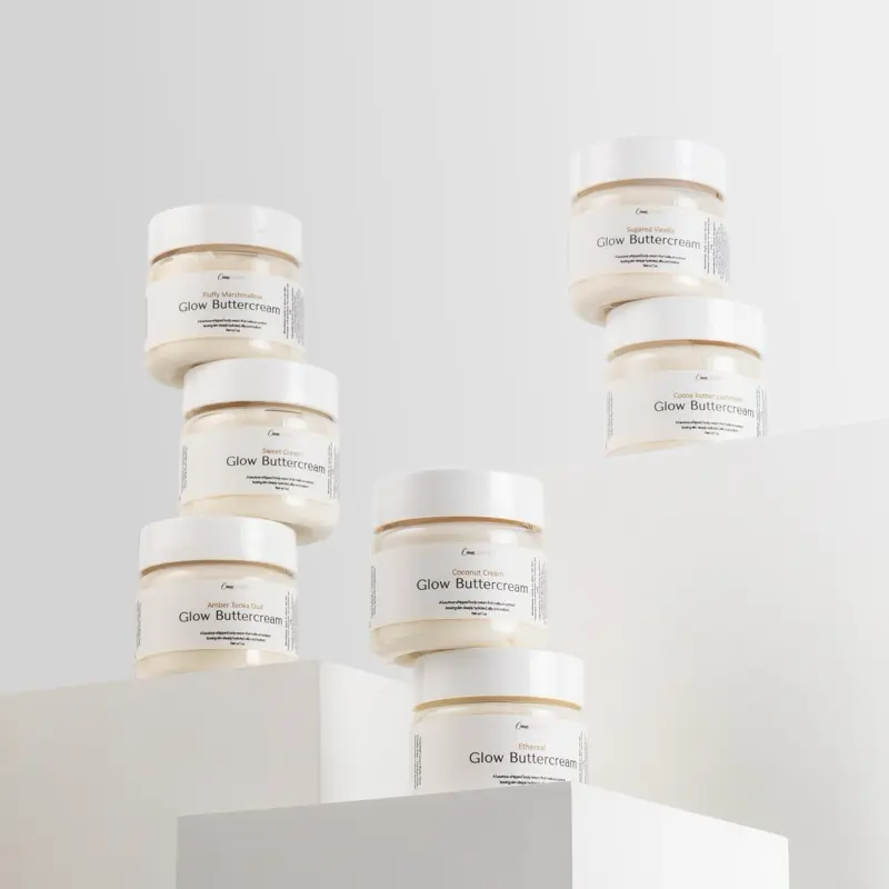 Glow Buttercream Whipped Body Cream – 1 oz Sample | Deep Hydration & Radiant Glow