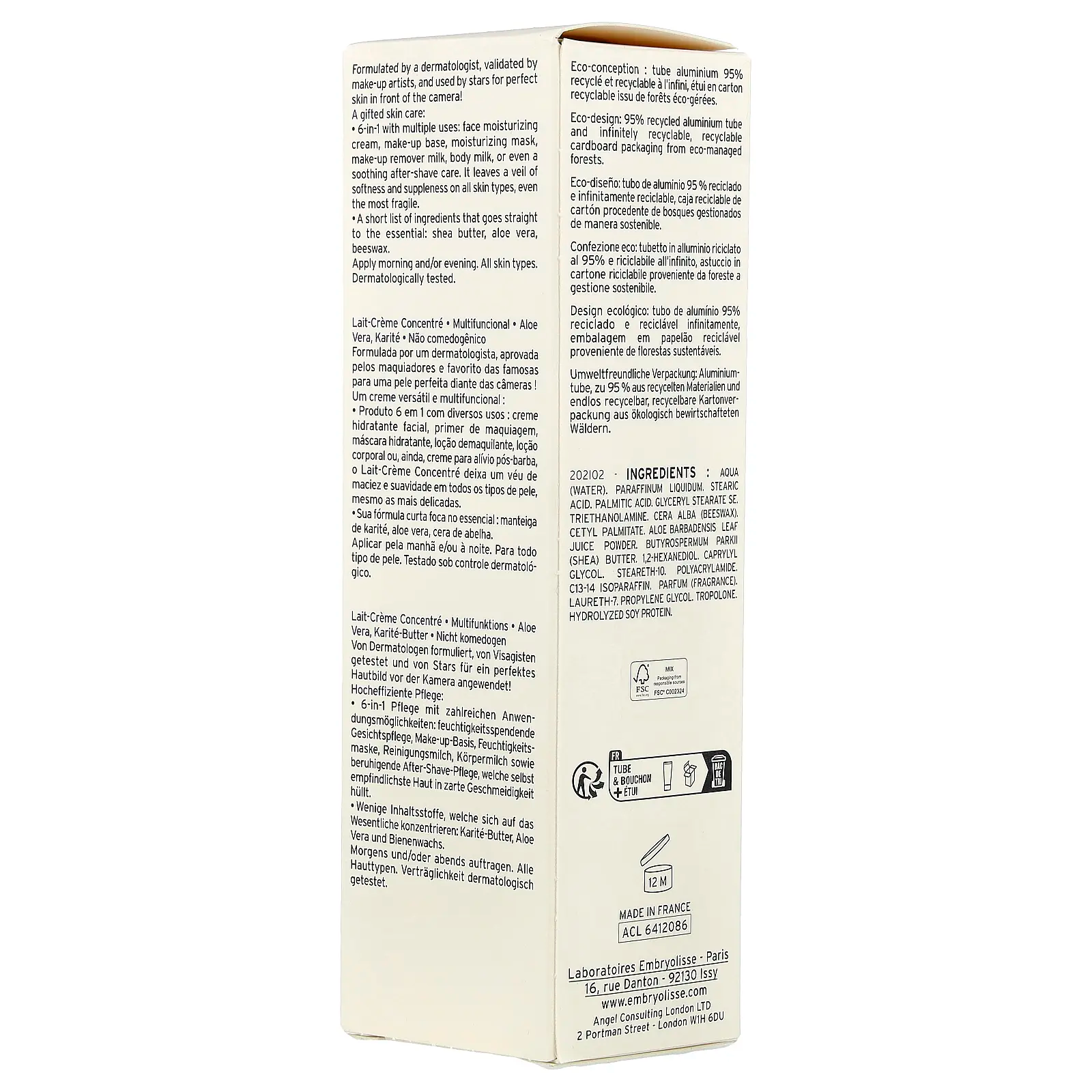 Multi-Function Moisturizing Cream | 2.54 fl oz (75ml) | All Skin Types