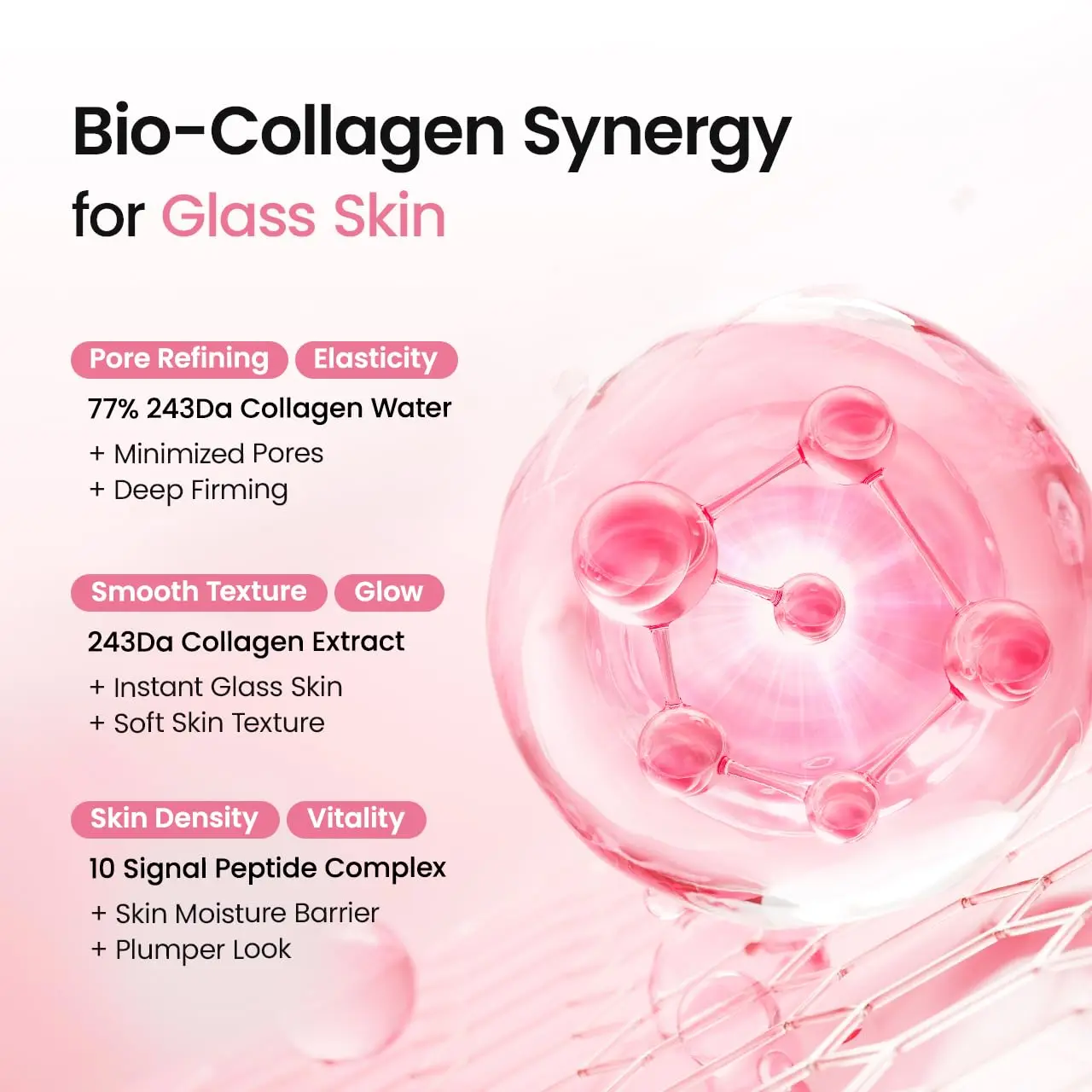 BIODANCE Collagen Peptide & Caviar PDRN Jelly Serum Mist Duo | Hydrogel Face Mist, Anti-Aging, 1.69 fl.oz