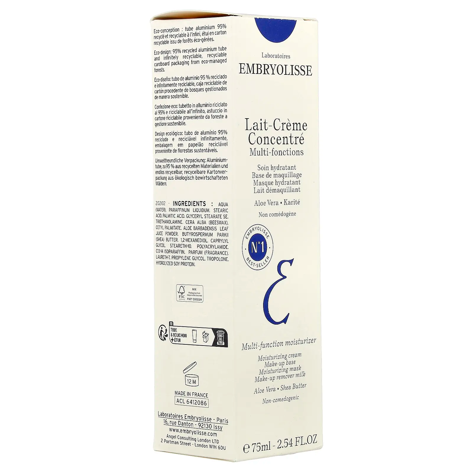 Multi-Function Moisturizing Cream | 2.54 fl oz (75ml) | All Skin Types
