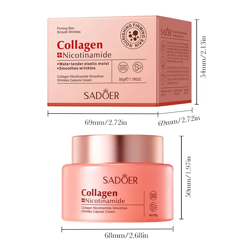 Brightening Capsule Cream – Collagen Firming & Vitamin C for Even Skin Tone, Glow & Deep Hydration