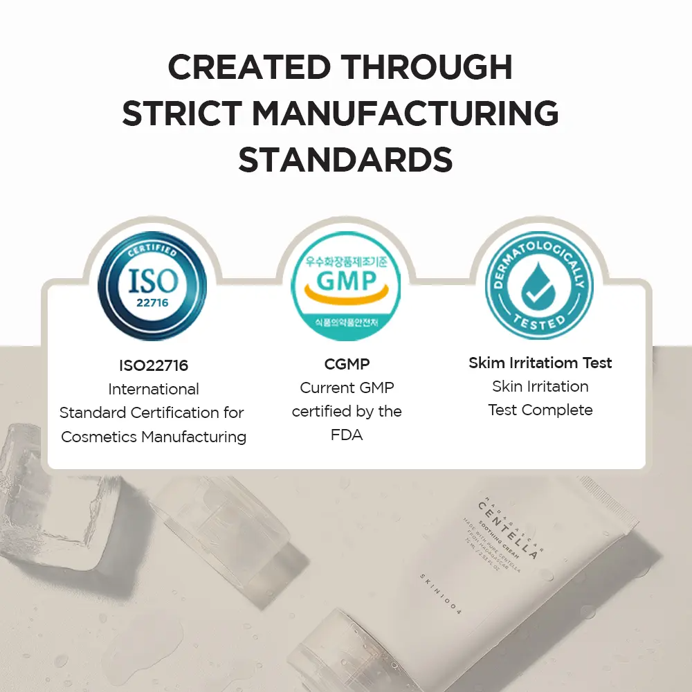 SKIN1004 Madagascar Centella Soothing Cream 75ml – Hydrating Gel Cream for Sensitive Skin