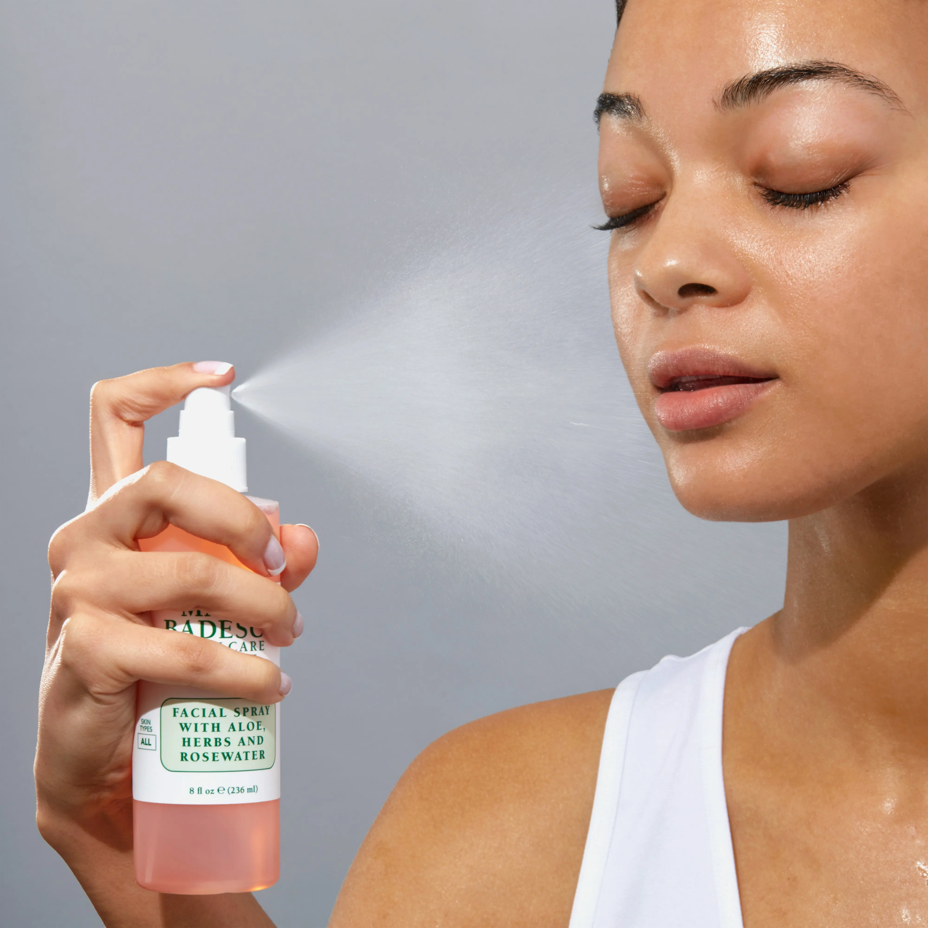 Rosewater and Aloe Vera Facial Spray | Hydrating Face Mist | Multi-Use for Face, Neck and Hair