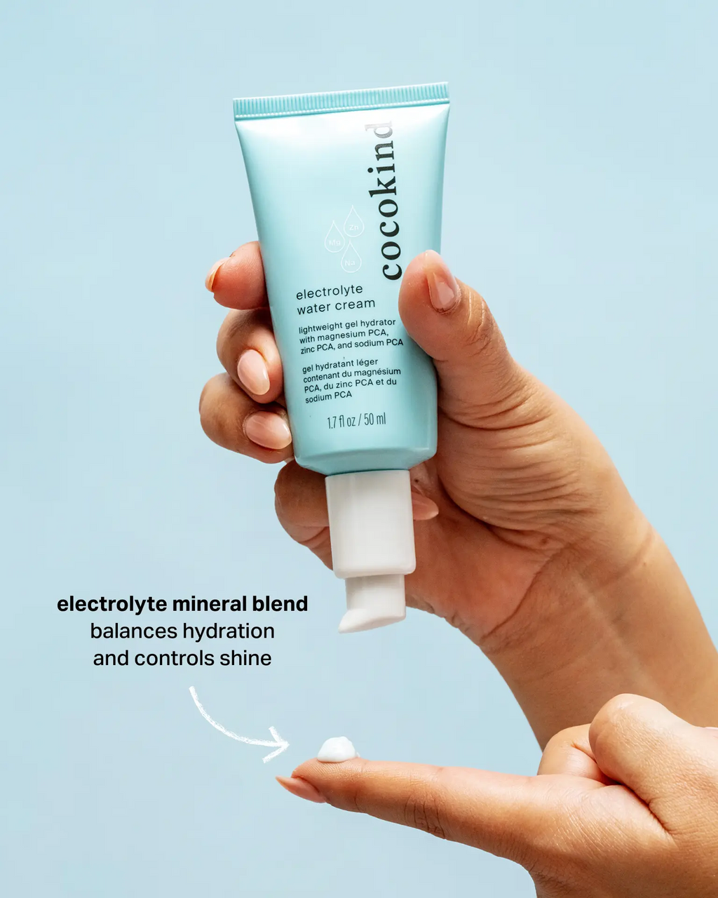 Cocokind Calm & Clarify Duo | Calming Magnesium Mist + Electrolyte Water Cream | For Stressed & Breakout-Prone Skin