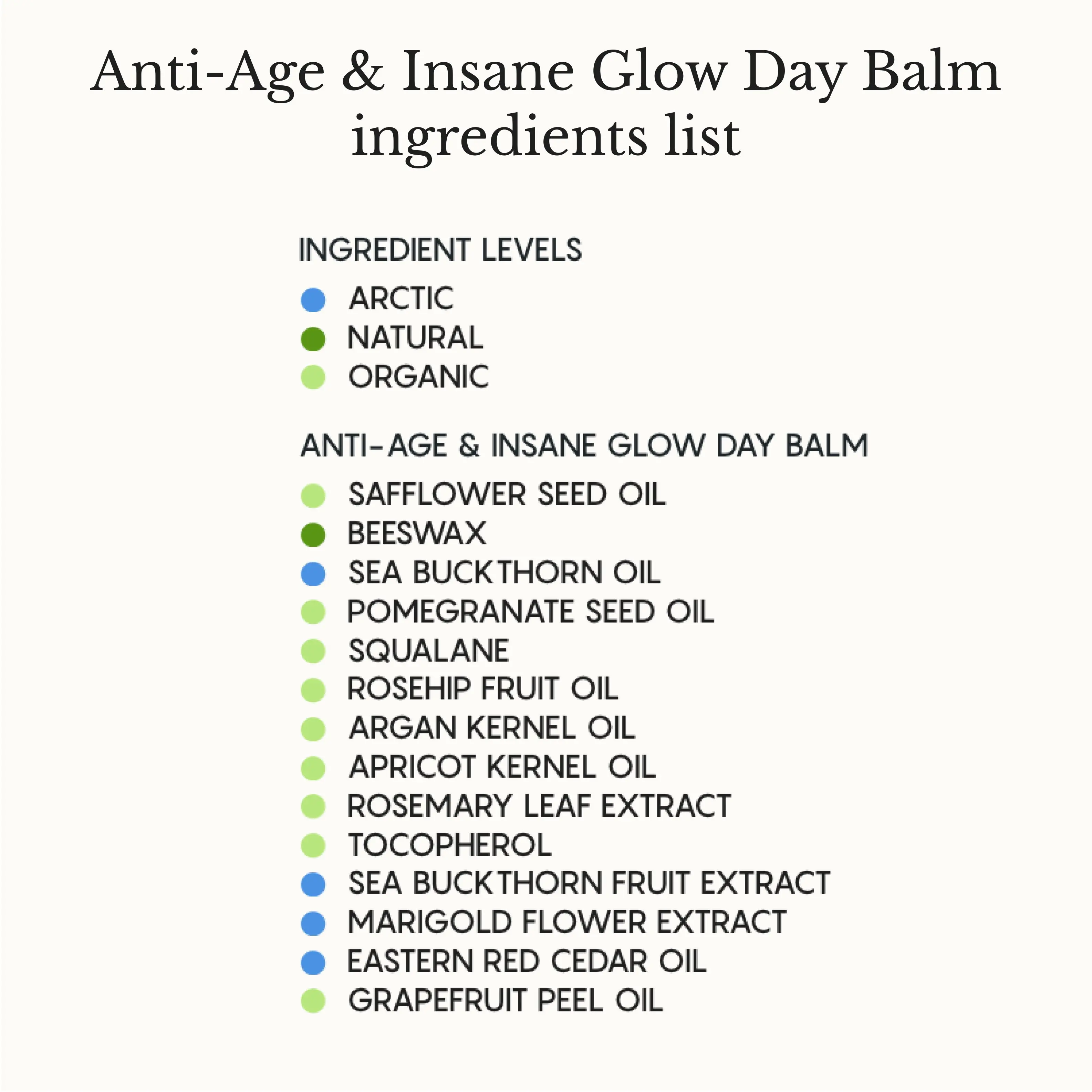 Sea Buckthorn and Pomegranate Anti-Aging Day Balm | 22% Younger Skin in 7 Days | 30g