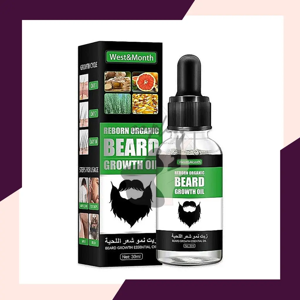 30ml Men Beard Growth Oil Soften Hair Growth Nourishing Beard Moustache Balm Leave-In Beard Enhancer hx012