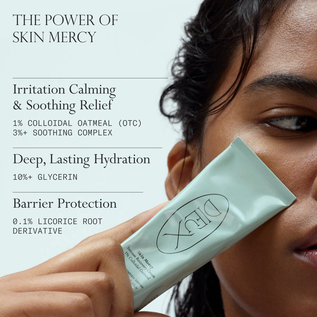 Skin Mercy Recovery Cream – 1% Colloidal Oatmeal Moisturizer for Sensitive, Dry & Irritated Skin | Clinically Proven