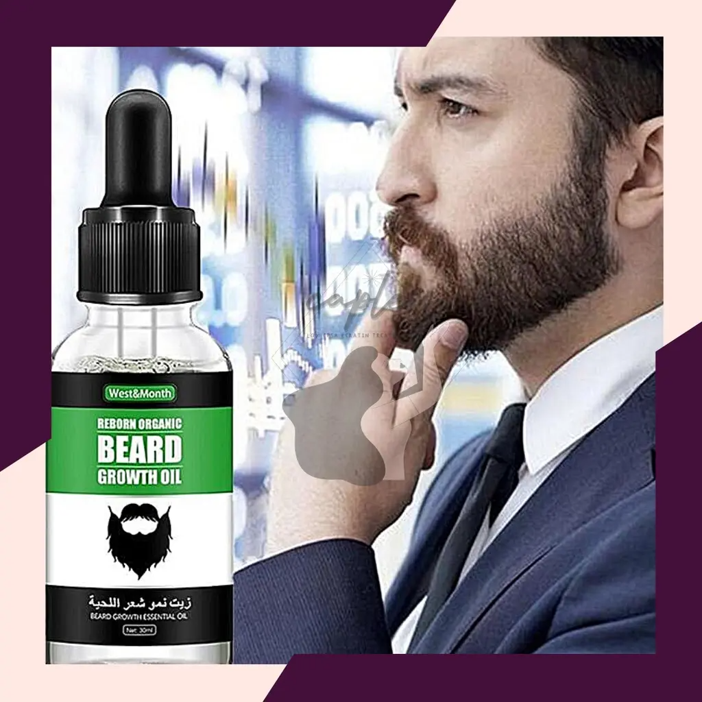 30ml Men Beard Growth Oil Soften Hair Growth Nourishing Beard Moustache Balm Leave-In Beard Enhancer hx012