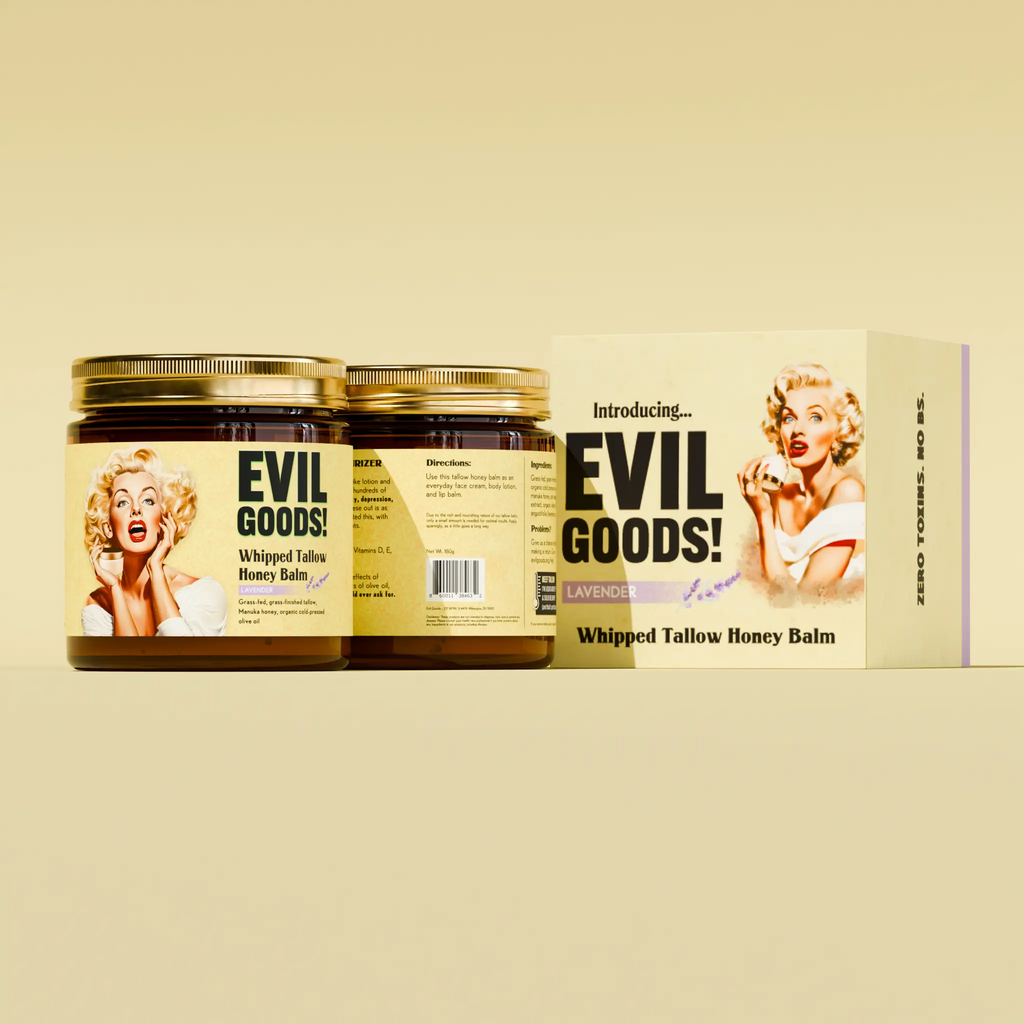 Whipped Beef Tallow and Manuka Honey Balm | 100% Natural | All Skin Types